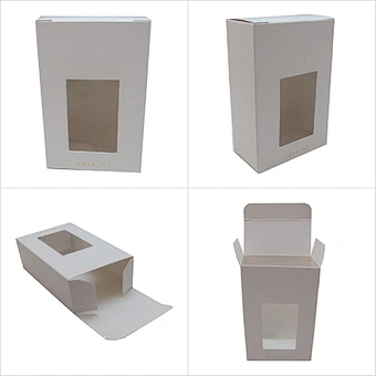 Custom Design Printing Gold Paper box 300/ 350gsm Soap Paper Box Packaging Paper Boxes with Window