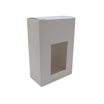 Custom Design Printing Gold Paper box 300/ 350gsm Soap Paper Box Packaging Paper Boxes with Window